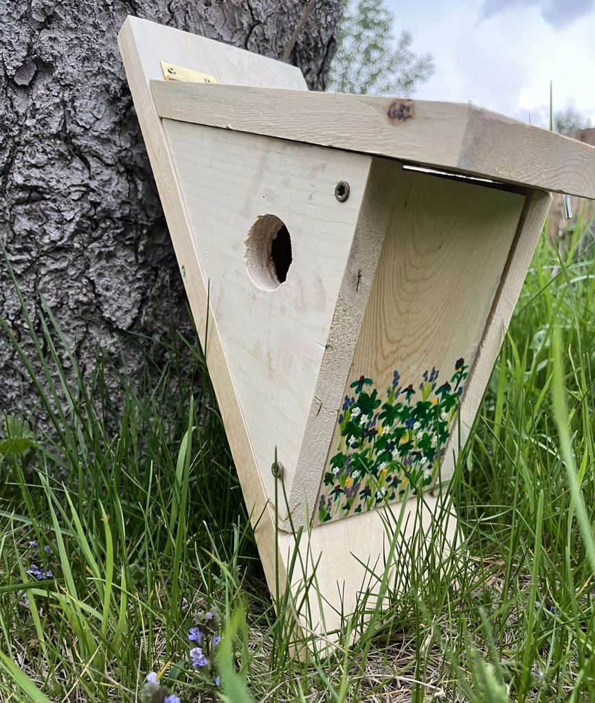 Nuthatch or Chickadee bird box